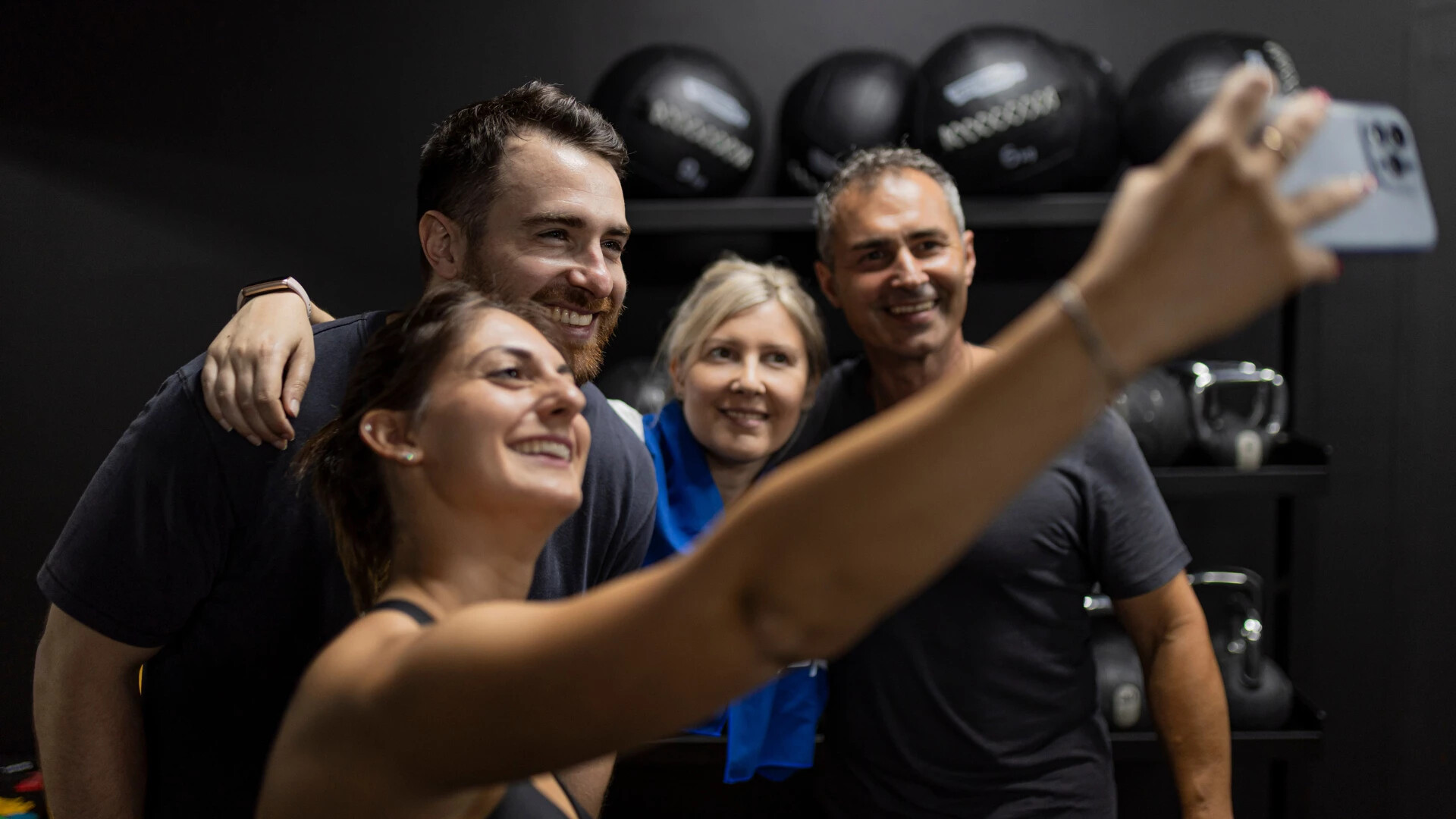 Sala attrezzi Technogym della palestra Pulse Wellness di Villorba