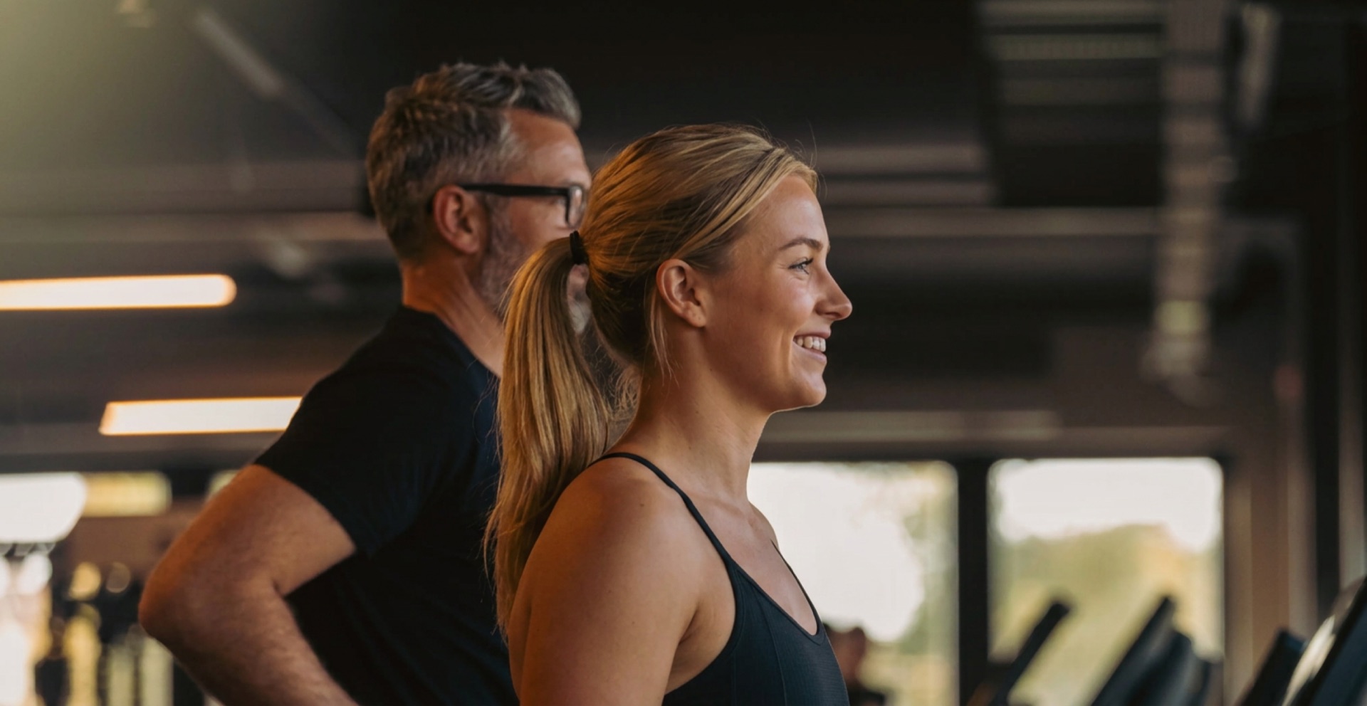 Sessione di personal training nella palestra Pulse Wellness di Pordenone